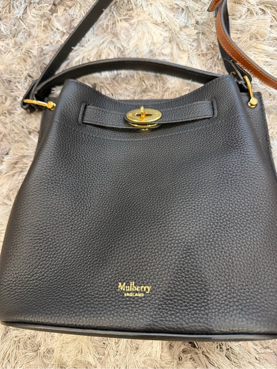 Mulberry Handbags - NWOT Mulberry Classic Leather Shoulder Bag in Black, 9x8x5 in